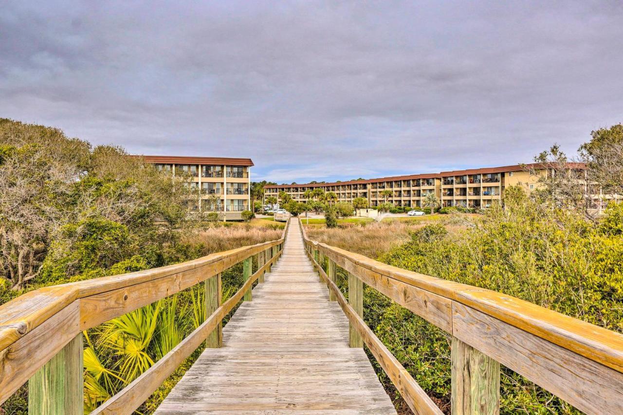 Hilton Head Ocean-View Villa Steps To Beach! Hilton Head Island Exterior foto